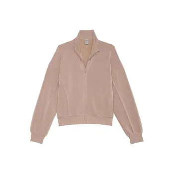 Victoria's Secret VS Sport Sweatshirt Women's Velour Brown