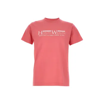 SPORTY & RICH Slogan Printed Crewneck T Shirt
