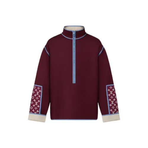 LOUIS VUITTON FLIGHT MODE Sweatshirt Women's Burgundy