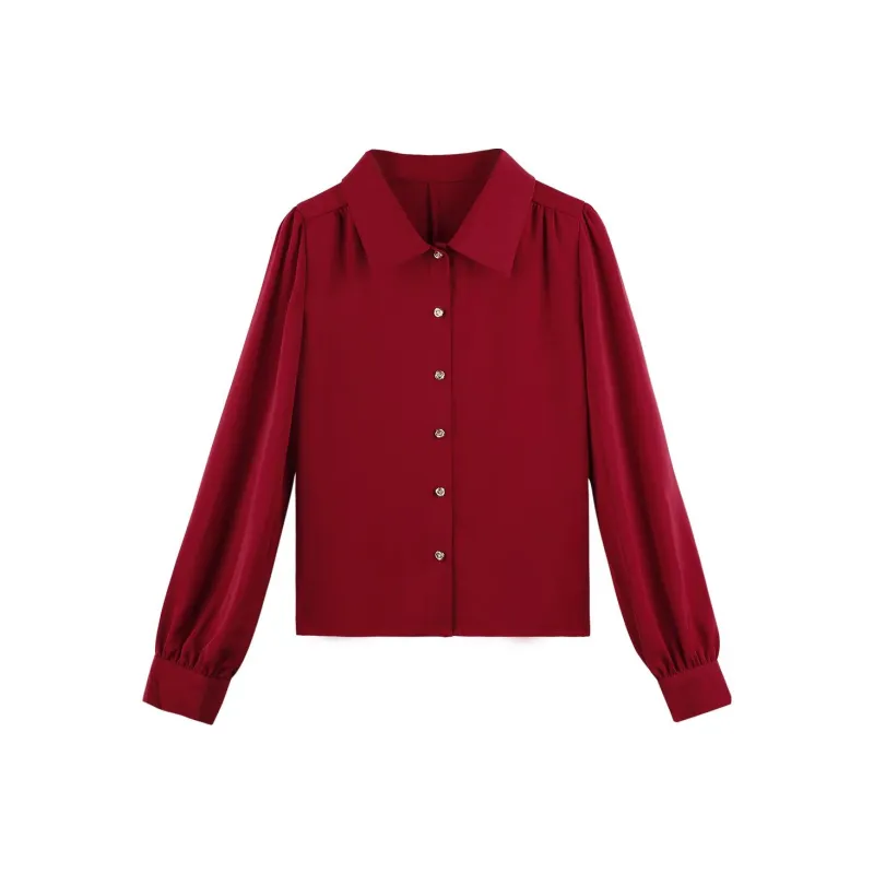 Migu Shirts Women's Romantic Red-0
