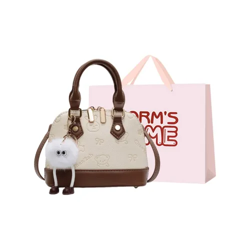 Worm's Home PU One Shoulder Handbag Women's Multicolor