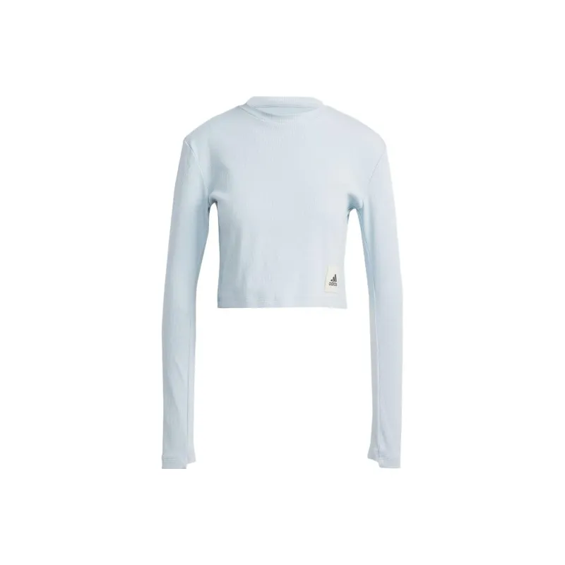 Adidas Lounge T Shirts Women's Blue-0