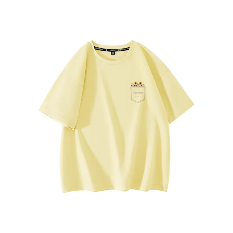 Cotton T Shirts Women's-6