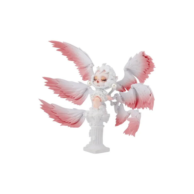 [Modified Doll] POP MART SKULLPANDA Photo Collection Six Winged Angel Hang Tag Box 18cm-11