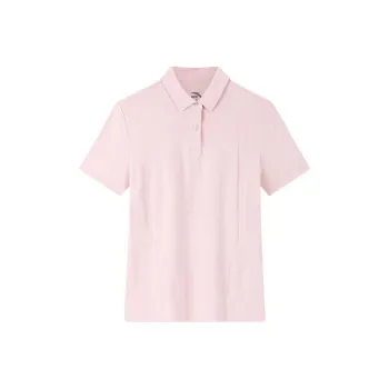 Anta Variety Training Collection Polo Shirt Women's Soft And Tender Pink