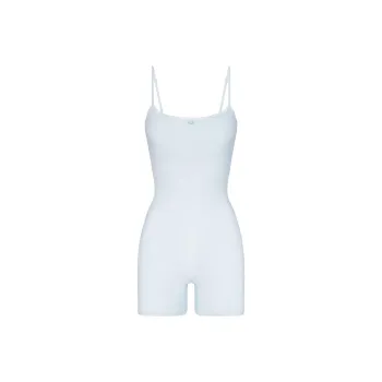 SKIMS SOFT LOUNGE LACE ONESIE Bodysuits Women's CELESTE/Sky Blue
