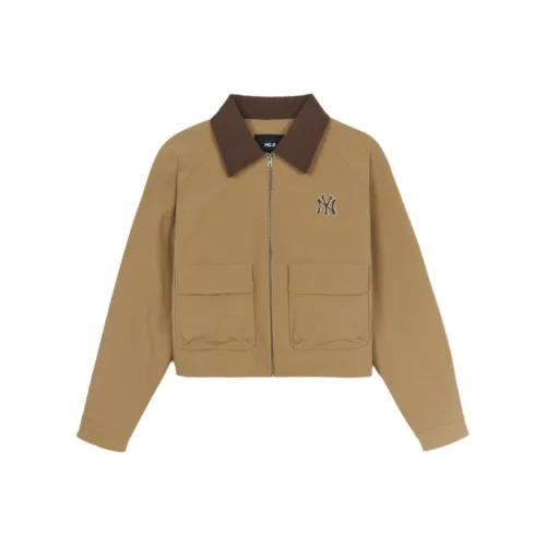 MLB New York Yankees Jackets & Coats Women's Khaki