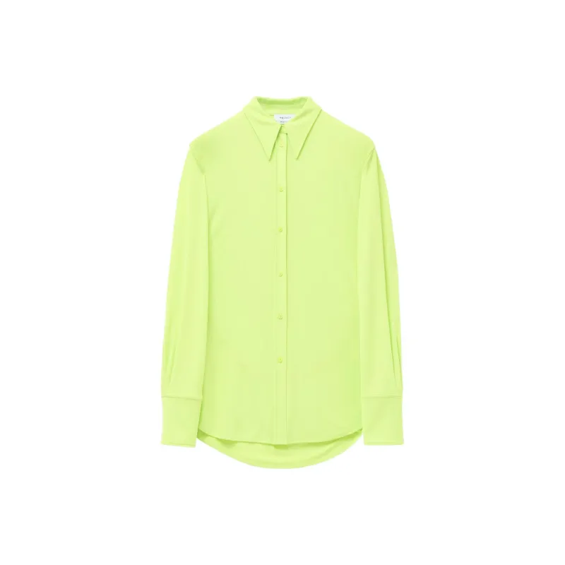 Alexander McQueen T Bar Chain Gathered Fitted Shirt-0