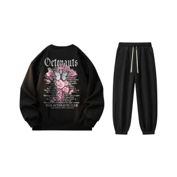 Small Columns Under The Sea Sweatshirt Set Unisex