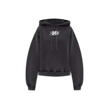 Alexander Wang Blade Logo Hoodie Washed Cedar