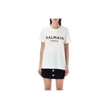 BALMAIN T Shirts Women's White