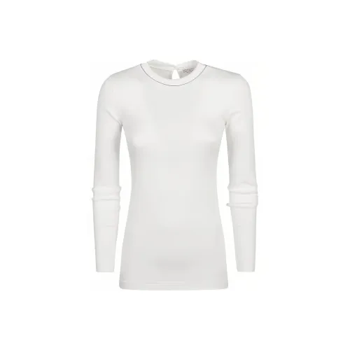 Brunello Cucinelli Chain Linked Crewneck Top