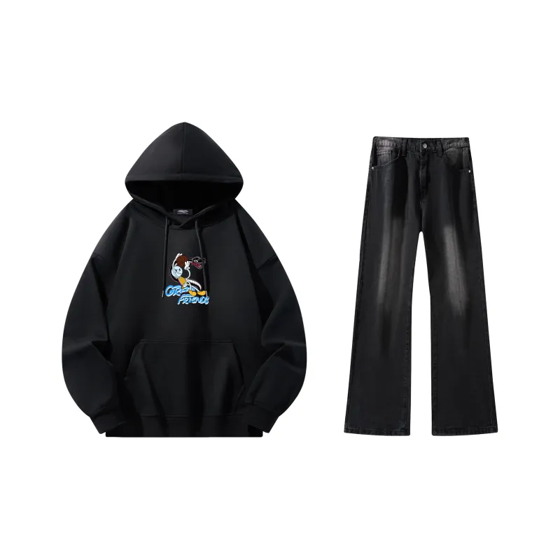 GF x WULIAOYUAN LIANMINGKUAN Sweatshirt Set Unisex-29