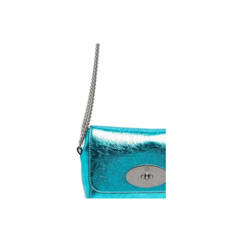 Mulberry Lily Metallic-leather Shoulder Bag-2