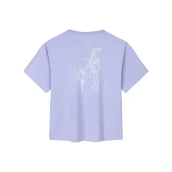 Anta Variety Training Collection Regular T Shirt Women's Shinbei Purple