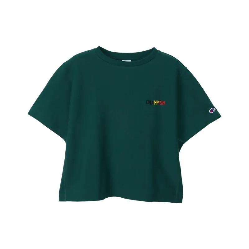 Champion T Shirt Women's Dark Green-0