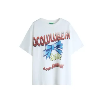 LALABOBO T Shirt Women's Raw White
