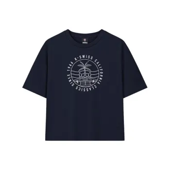 KSWISS Drop Shoulder Sleeve T Shirt Women's Blue