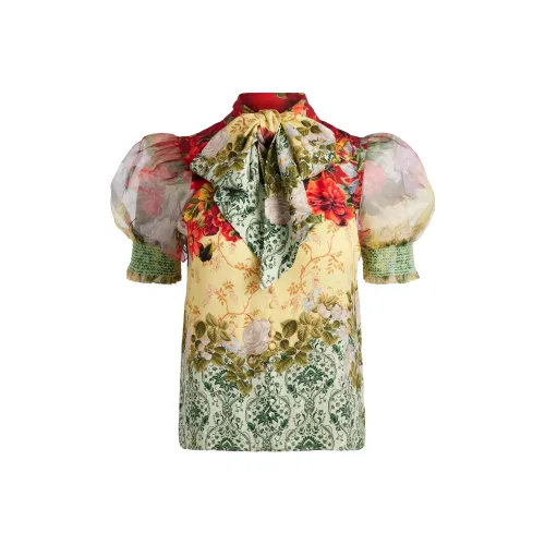 ALICE+OLIVIA Brentley Floral-print Blouse