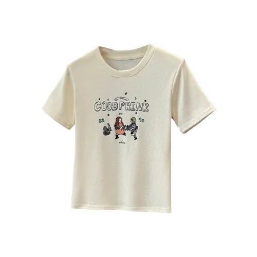 Ning Cai Yuer Set in Sleeve T Shirt Women's