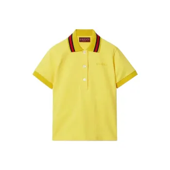 GUCCI Logo-embroidered Polo Shirt