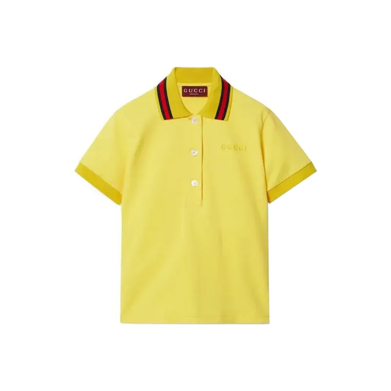GUCCI Logo-embroidered Polo Shirt-0