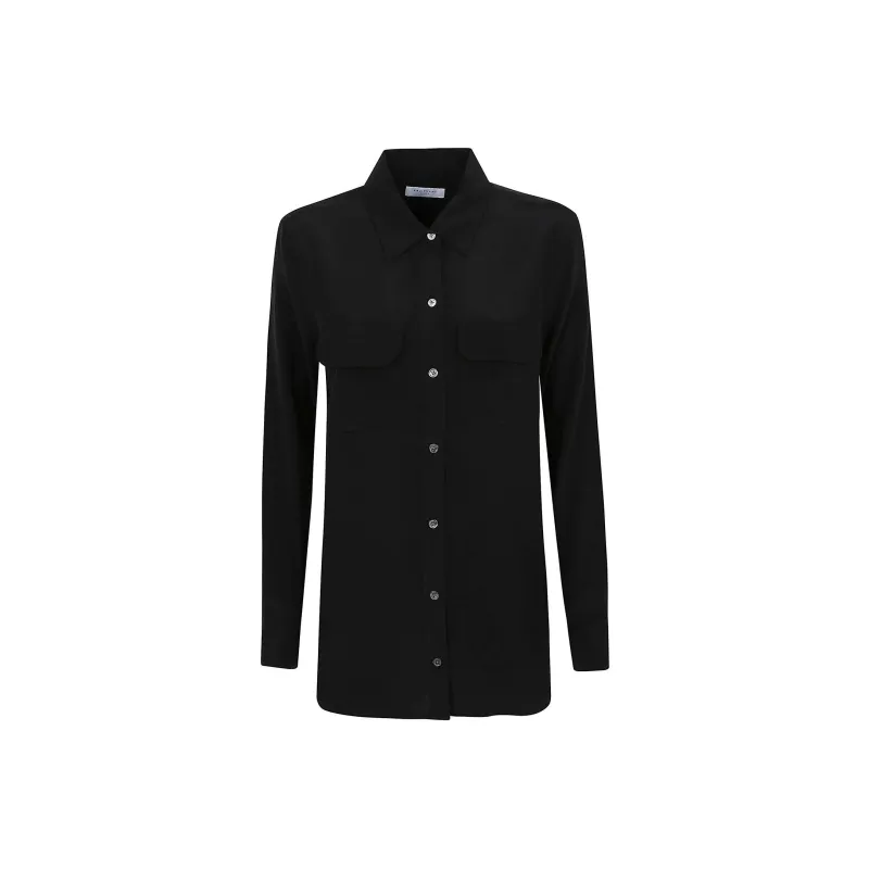 Equipment Signature Slim fit Silk Shirt-0