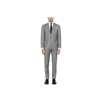 KITON Business Suits Men's Gray
