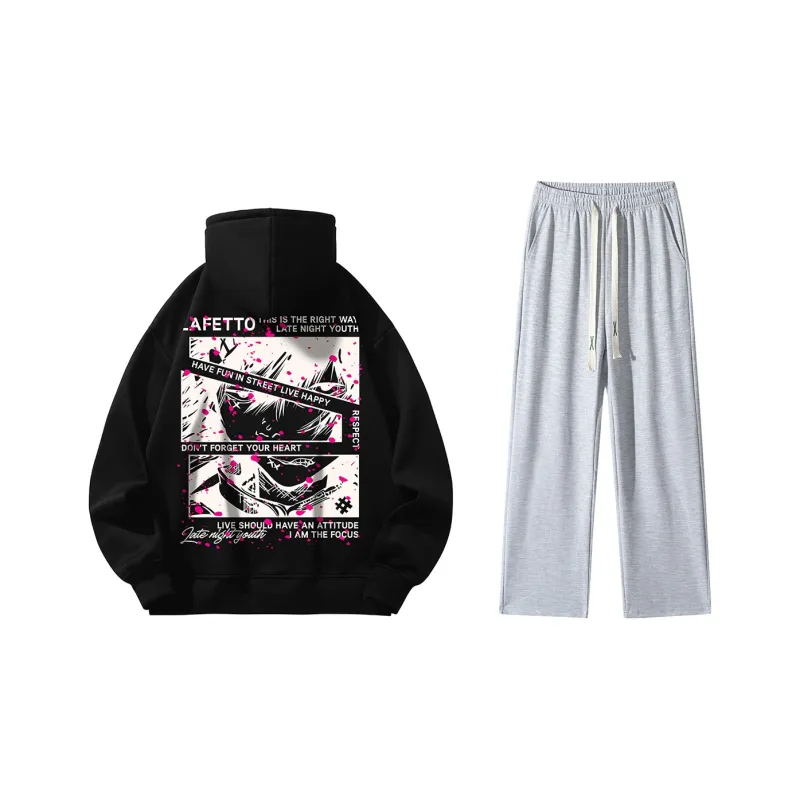 Lafetto Sweatshirt Sets Unisex-12