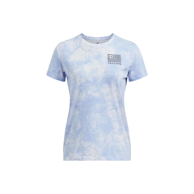 Under Armour Freedom Amp T-Shirt Women's Blue-0