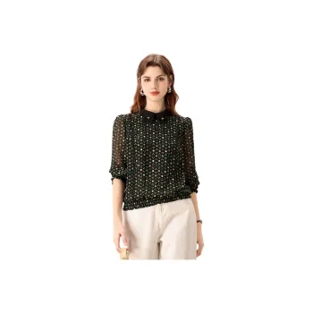 FENHONGMALI Shirt Women's Green