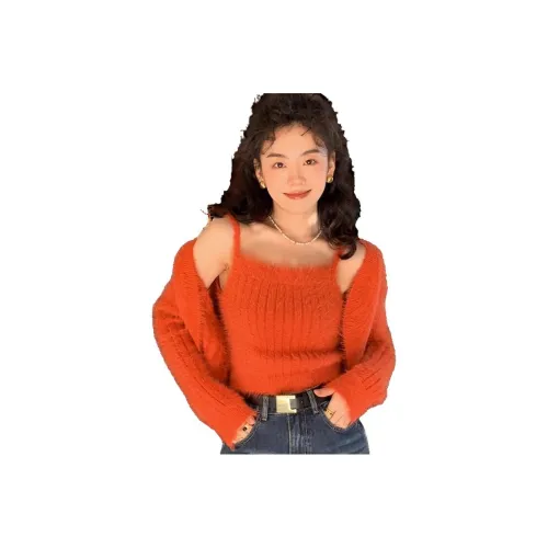 Xu Daqing Knitwear Women's Orange
