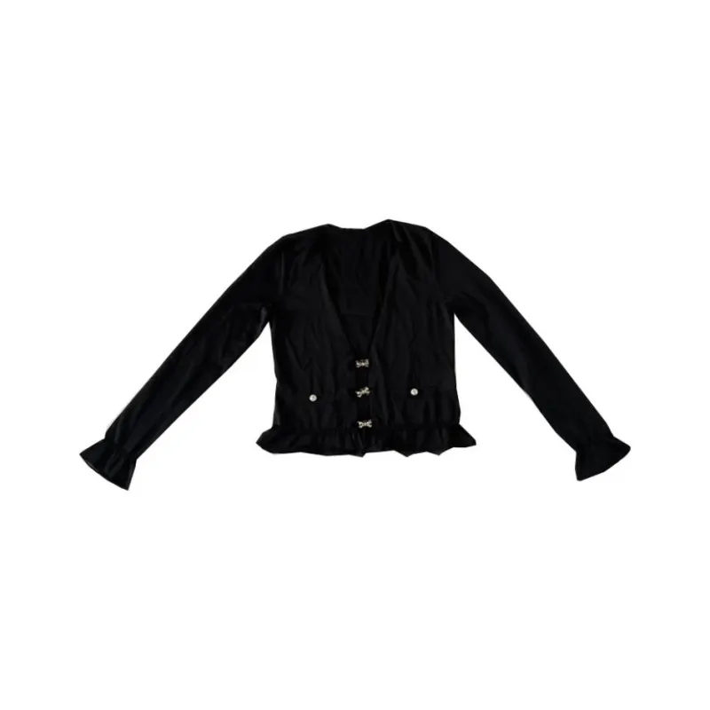 CHANEL SS23 Knitwear Women's Black-0
