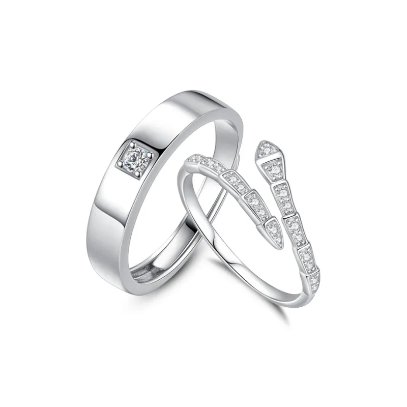 Treasure Flaws S925 Silver Rings Unisex Silver-6