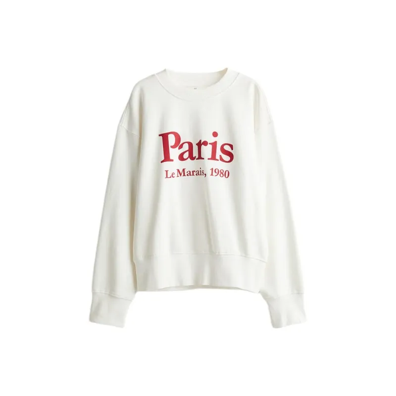 H&M Sweatshirts Women's White-0