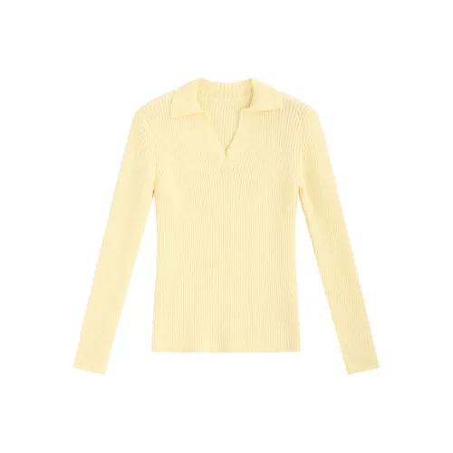 Garbege Knitwear Women's Yellow