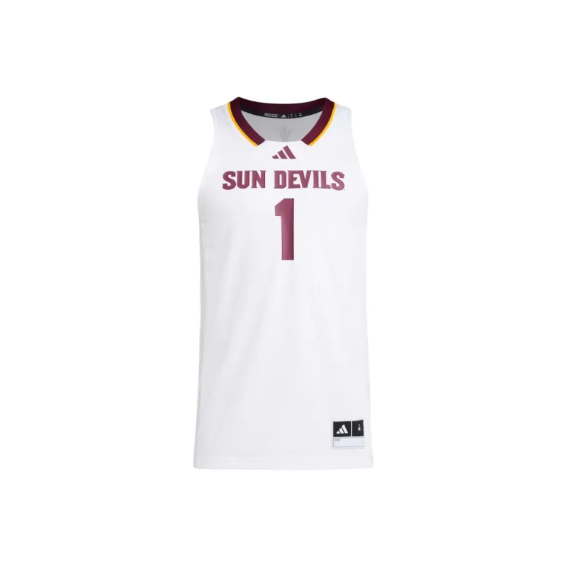 Adidas Free Shipping With AdiClub Arizona State Sun Devils Swingman Jersey-0