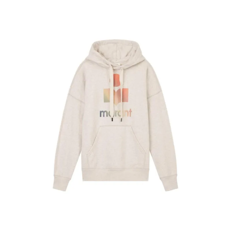ISABEL MARANT ETOILE Mansel Logo print Hoodie-0