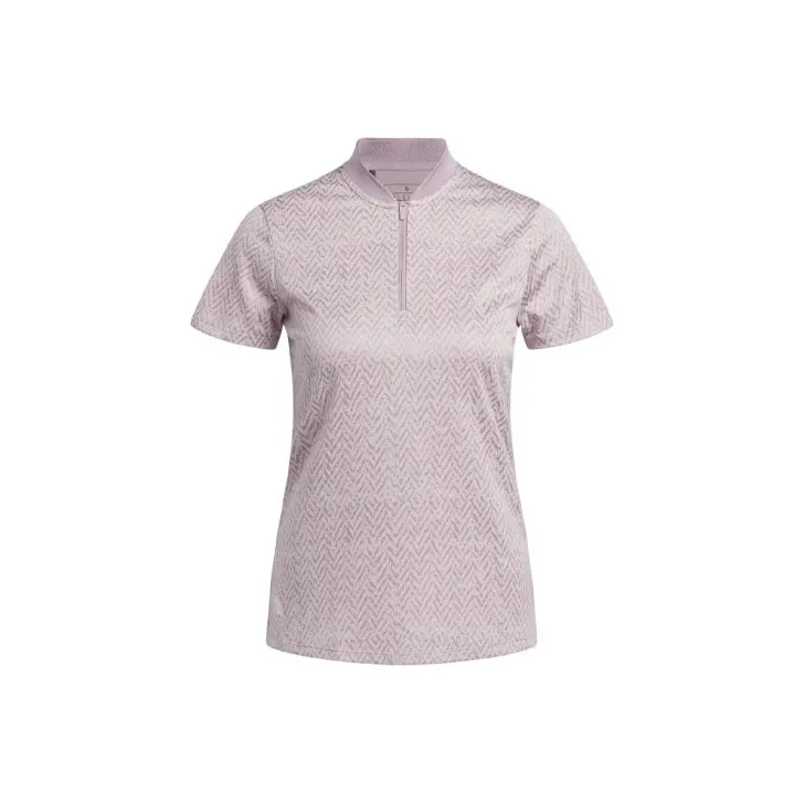Adidas Ultimate365 Jacquard Polo Shirt Polo Shirt Women's Fuchsia-0