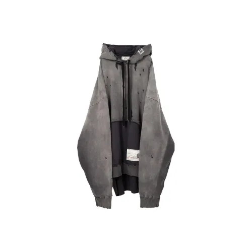 Maison Mihara Yasuhiro Sunfaded Huge Hoodie 'Black'