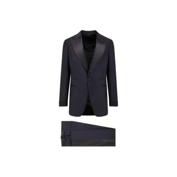 TOM FORD Satin Trim Tuxedo Suit