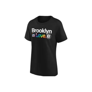 NBA x Fanatics Branded Brooklyn Nets T-Shirt Women's Black