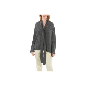 Balenciaga Allover Pattern Printed Blouse