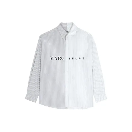 MM6 Maison Margiela Shirt Women's White Gray