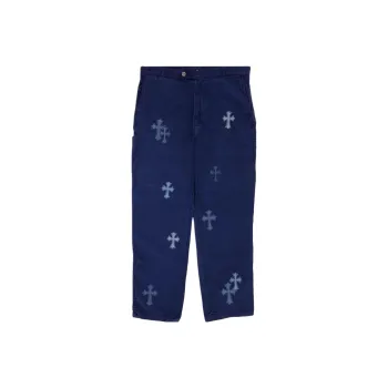Chrome Hearts Jeans Men Blue