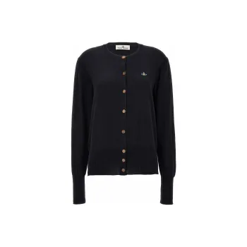 Vivienne Westwood Orb Embroidered Knit Cardigan
