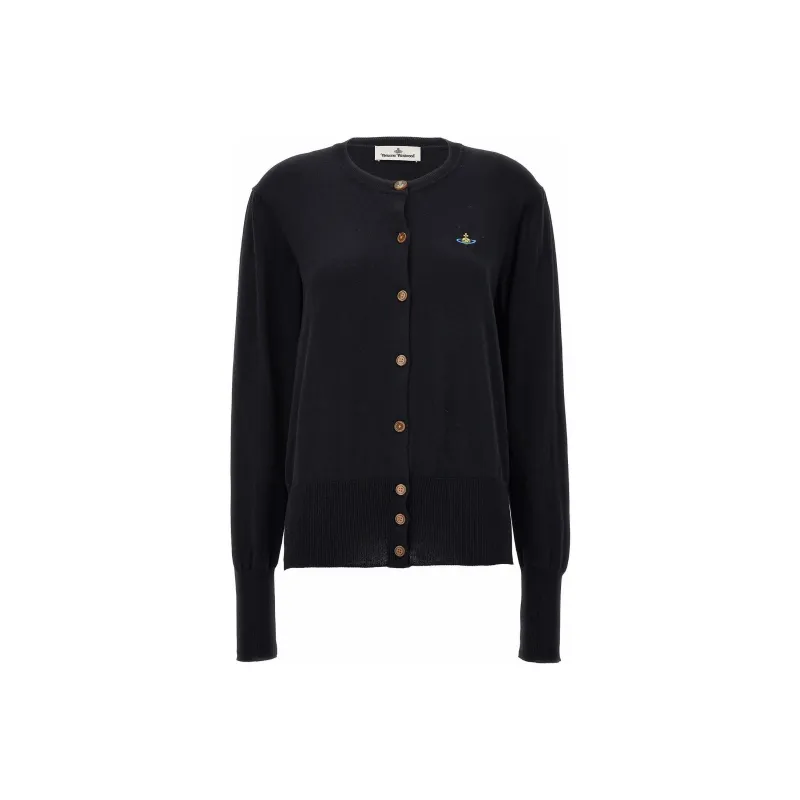 Vivienne Westwood Orb Embroidered Knit Cardigan-0