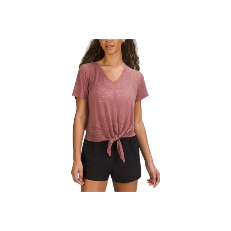 Lululemon T-Shirt Women's Smoke Pink-0