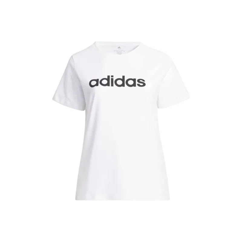 Adidas Free Shipping With AdiClub Linear Logo Tee Plus Size-0