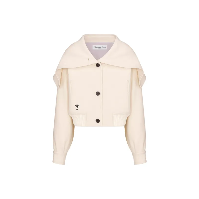 DIOR FW24 Jackets Coats Women's Ecru-0